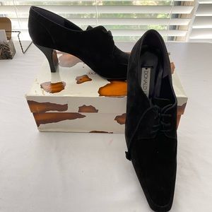 Black Suede Donald J Pliner Shoes